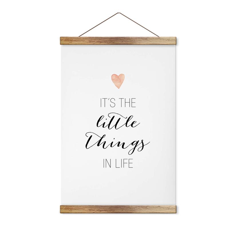 Confetti & Cream Tekstil plakat - Det er de små ting