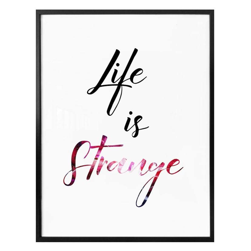 Póster La vida es extraña
