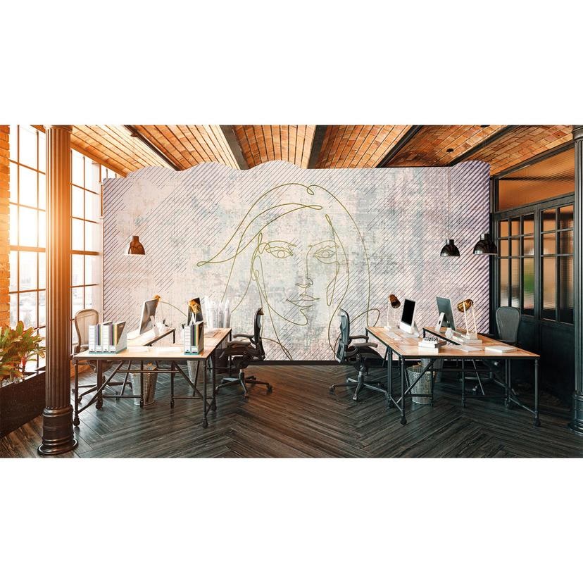 Architects Paper Papier peint photo Atelier 47 Golden Line Lineart