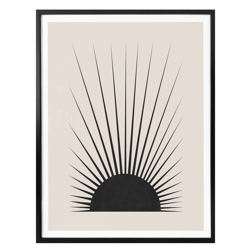 Póster Orara Studio - Sol minimalista