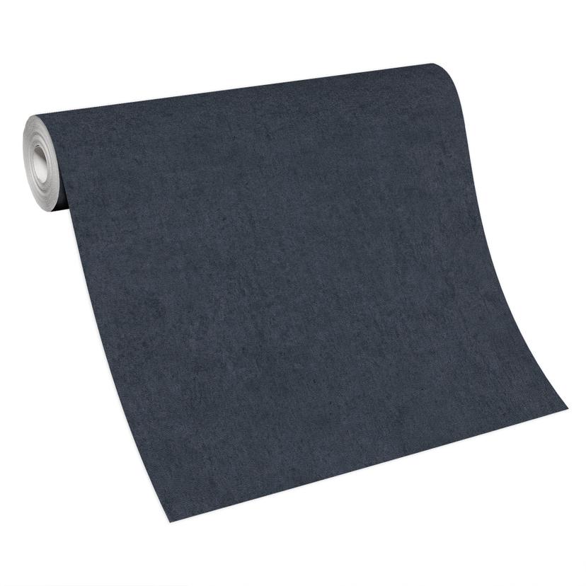 vliesbehang beton motief, effen kleuren, blauw