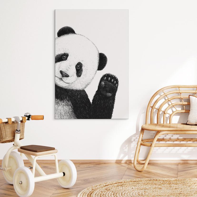 Murale Panda ondeggiante - Korenkova - Alu- Dibond