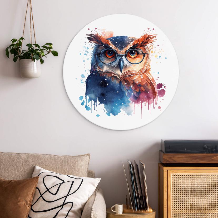 Cerchio a muro Heine - Intelligent Owl
