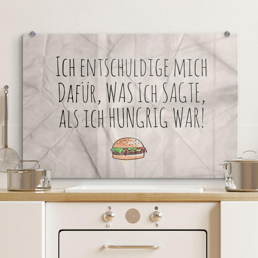 Stænkplade - Ich Entschuldige mich dafür