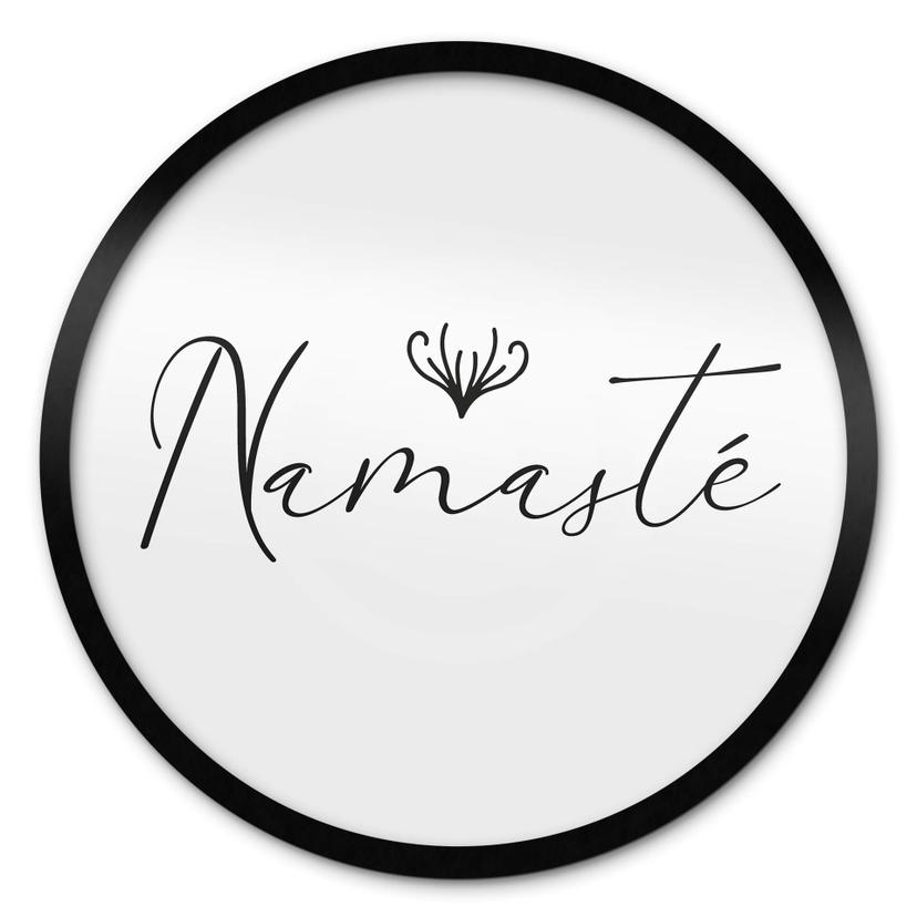 Póster Namasté - Redondo