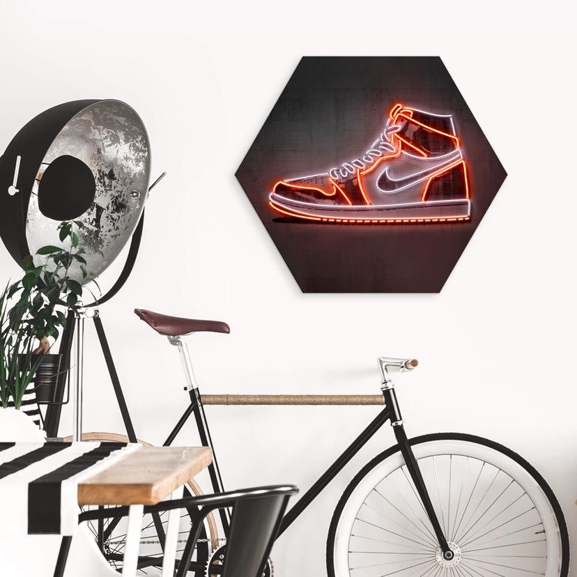 Esagoni in Alu-dibond Mielu - Sneaker