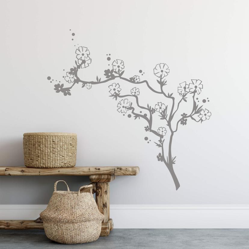 Sticker mural - Laurier-rose