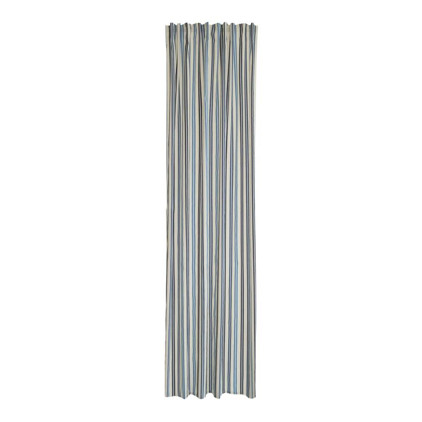 Homing Vorhang mit verdeckten Schlaufen Adwin blau -  2.45 x 1.4 m