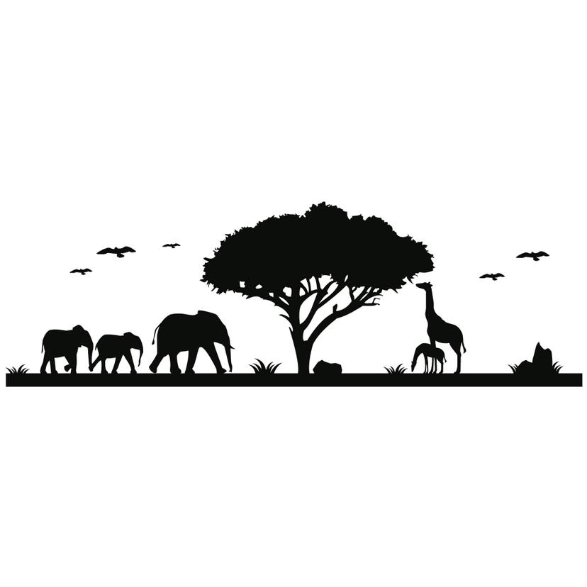 Adesivo murale - Africa 3