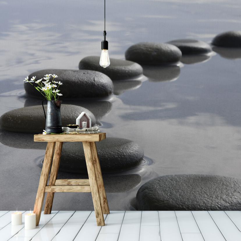 Fototapet Stenbane - 336x260 cm