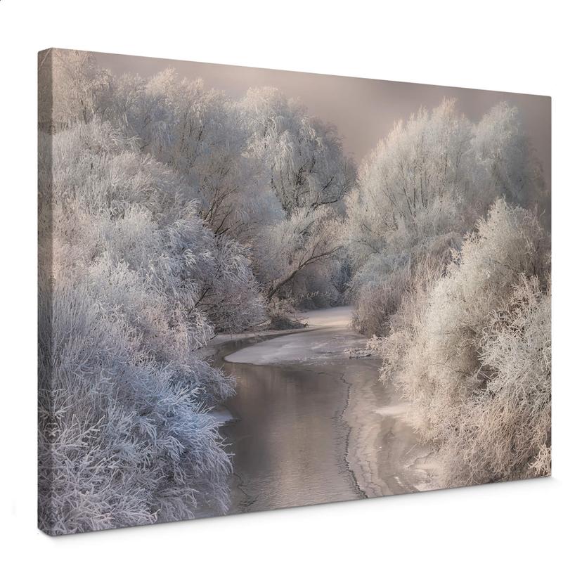 Canvasbillede - Bela - Vinterlandskab