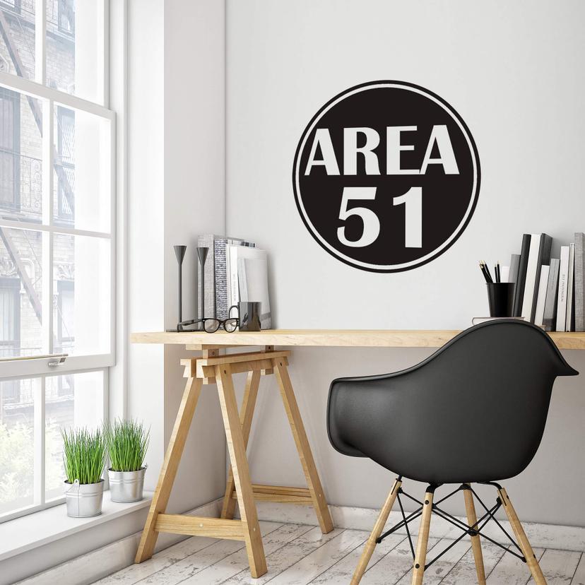Sticker mural - Area51