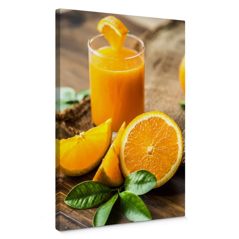 Lienzo Zumo de naranja fresco