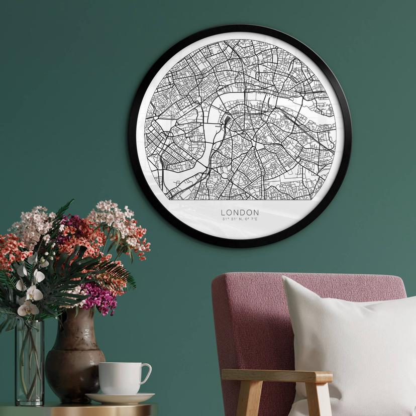Poster Mappa della città di Londra