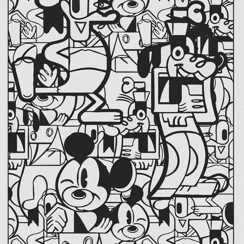 Tapet - Mickey Constructive - 200 x 280 cm