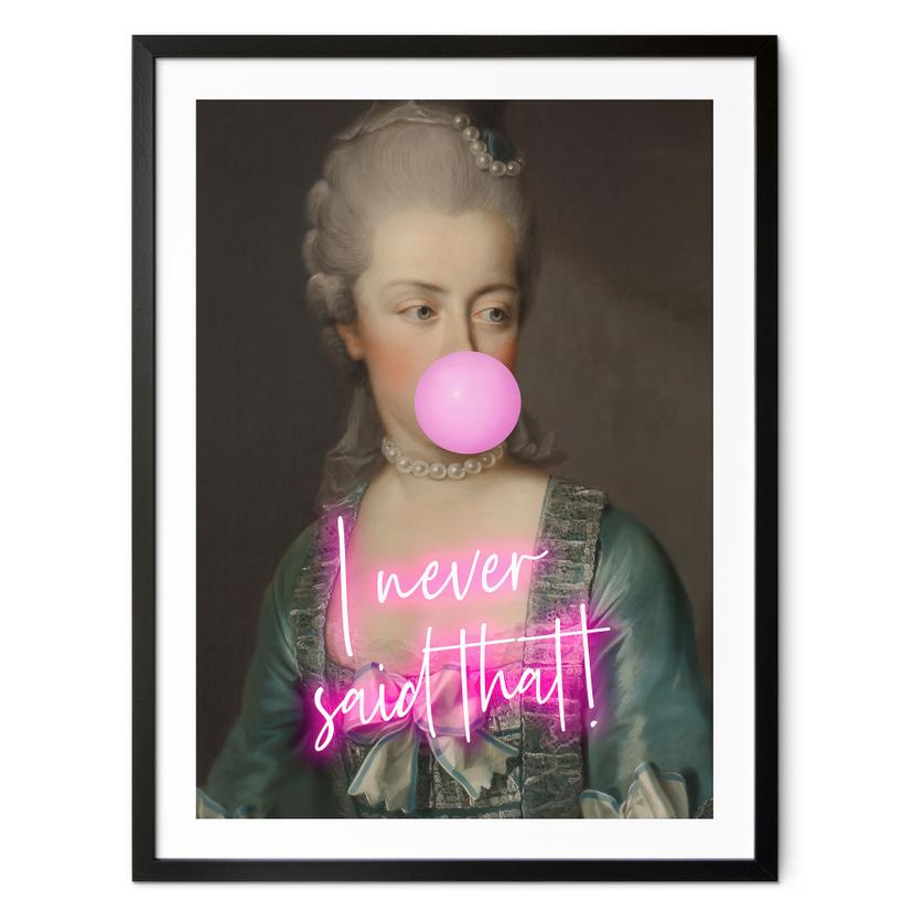 Póster María Antonieta: Yo nunca dije eso - Grace Digital Art