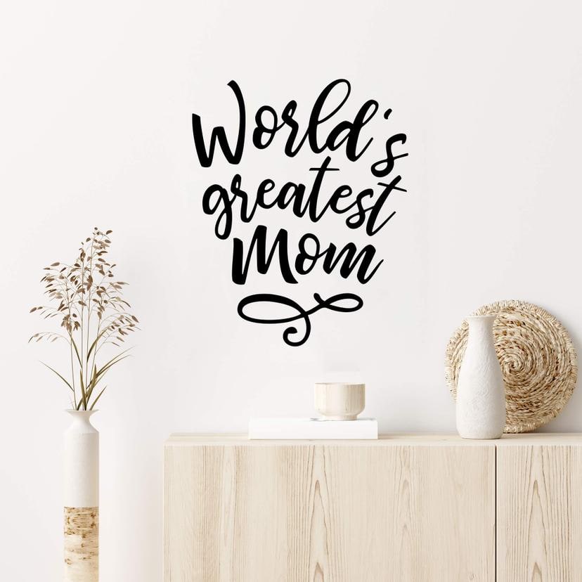 Sticker mural World's greatest Mom