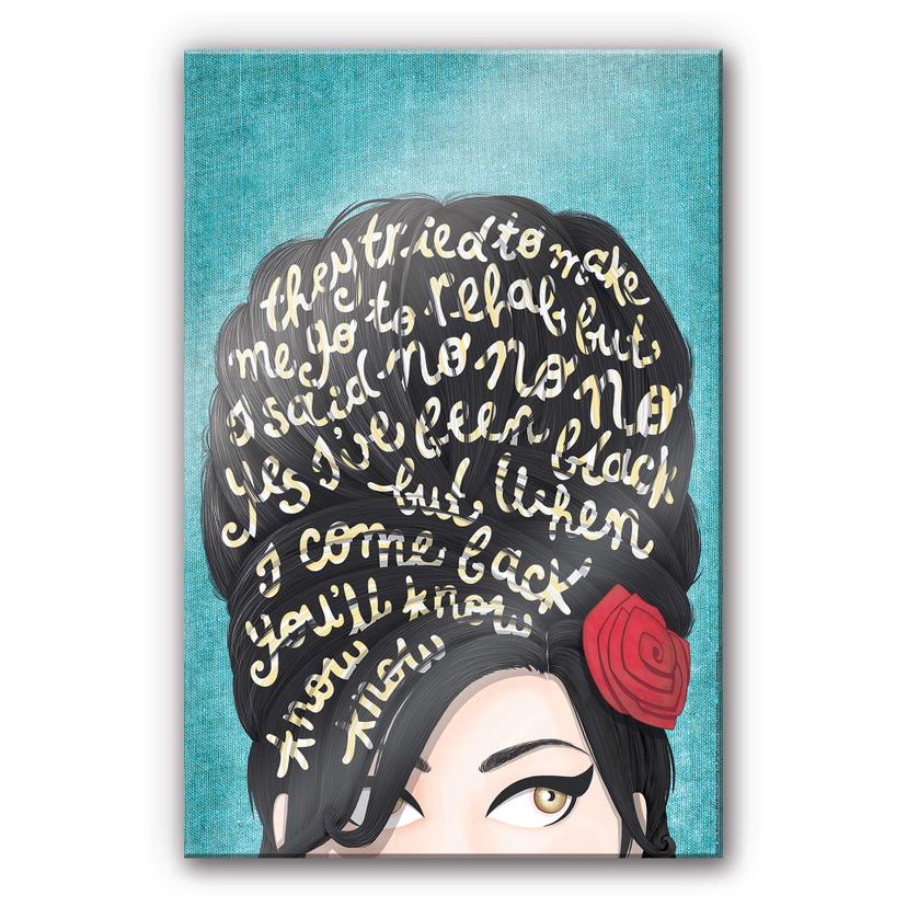 Akrylbillede Tohmé - Amy Winehouse: Rehab