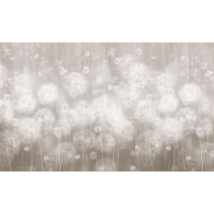 Blumentapete Fototapete Pusteblumen Traum in Beige - Ms Tiff