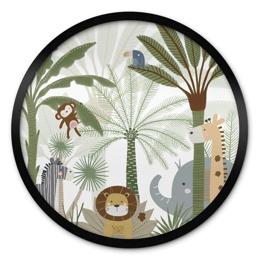 Plakat Oliver Robins - Sweet Jungle Animals