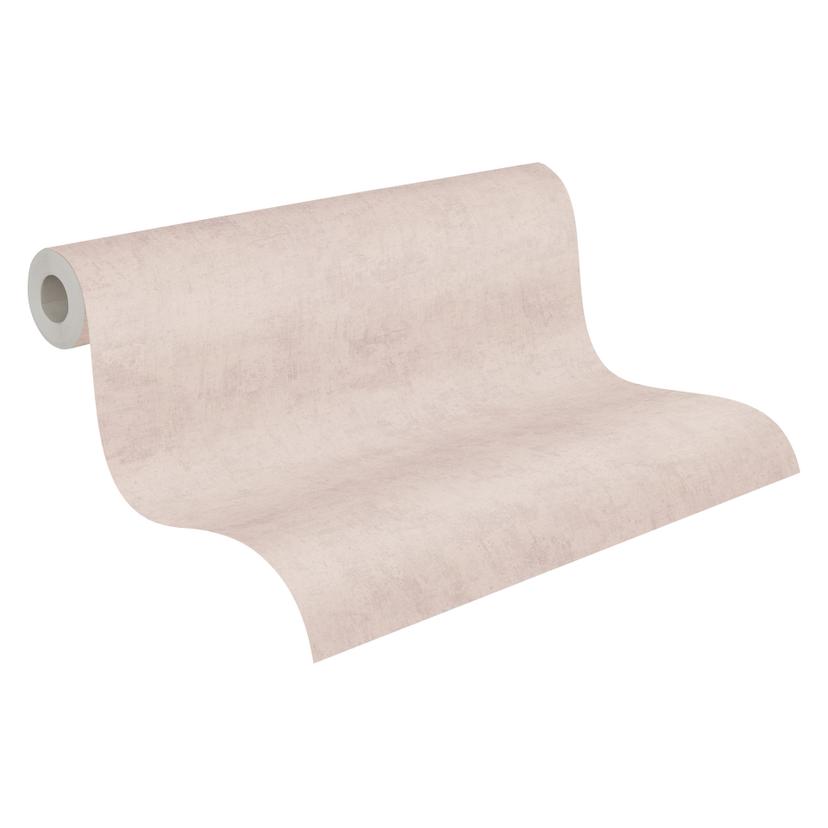 Carta da parati in tessuto non tessuto moderna - motivo a righe sottili in grigio e terracotta