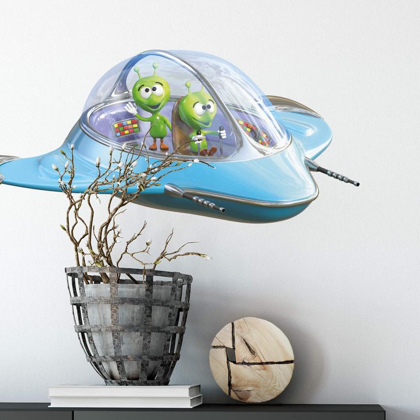 Wallsticker - Michel Agullo - Rumvæsener i rumskib
