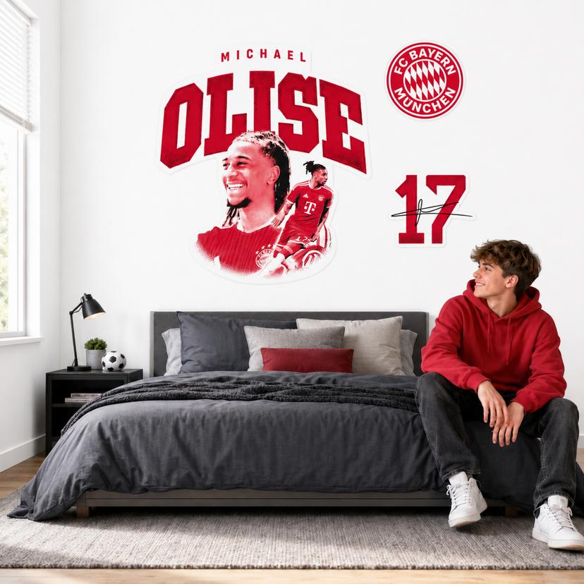 Wandsticker FCB - Michael Olise 2026/27
