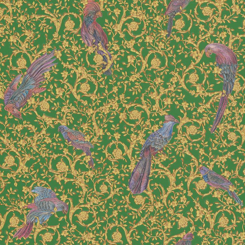 Versace carta da parati Barocco Birds