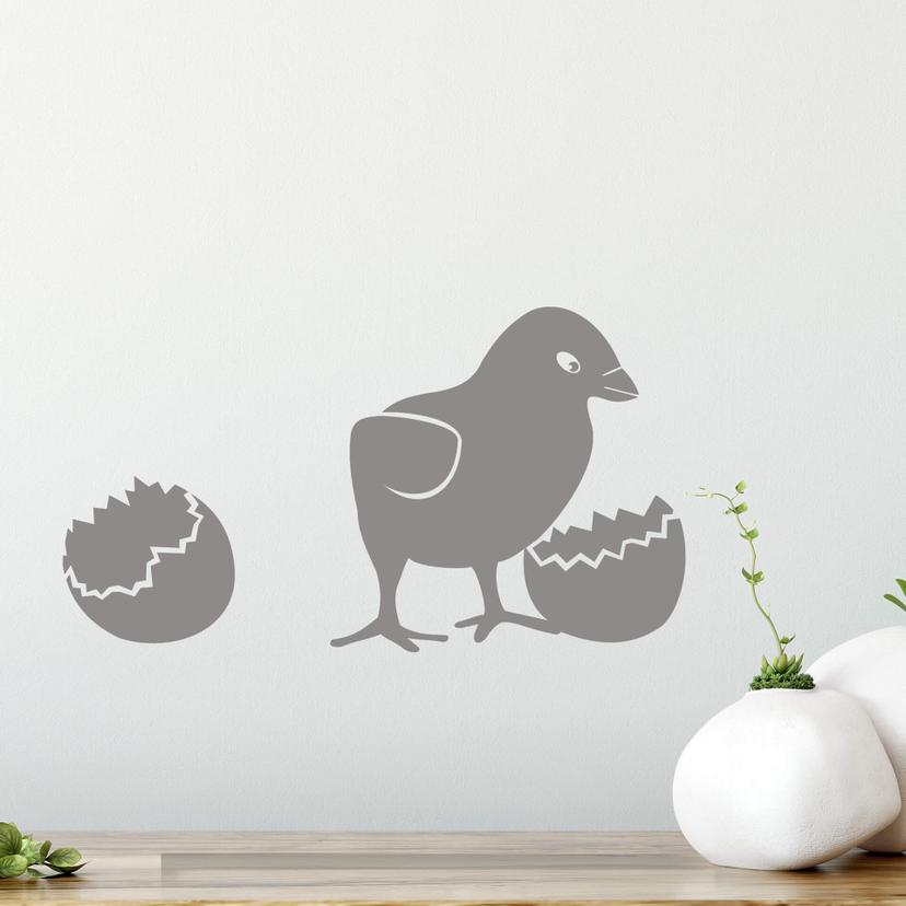 Sticker mural - Poussin Éclos
