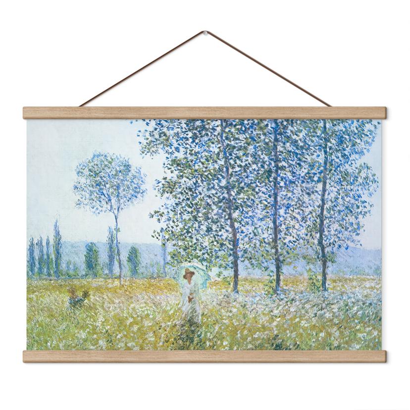 Textielposter Lentevelden - Monet