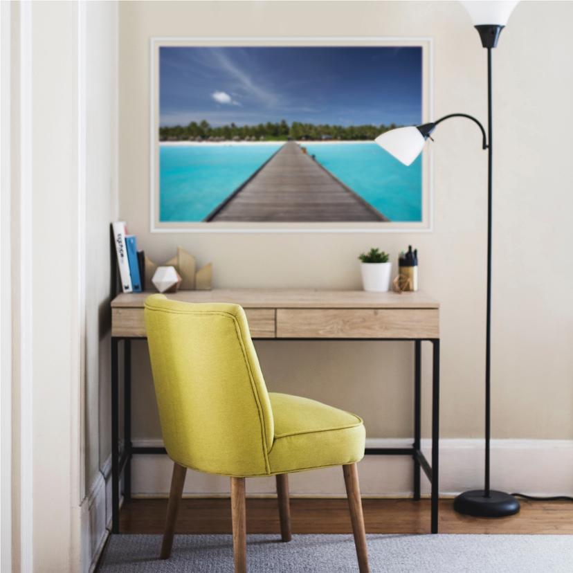 Poster autocollant - W - Caraïbes