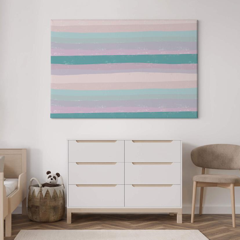 Stampa su tela Uplusmestudio - Coloured Stripes