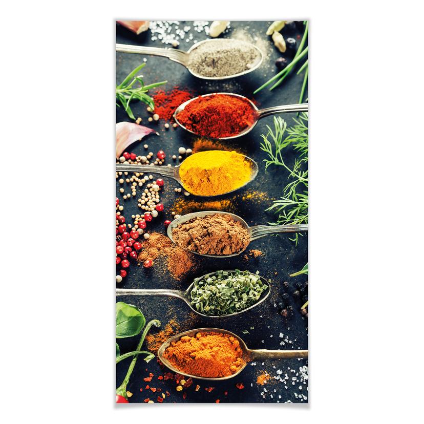 Poster - Diverses herbes aromatiques 01 - Panorama