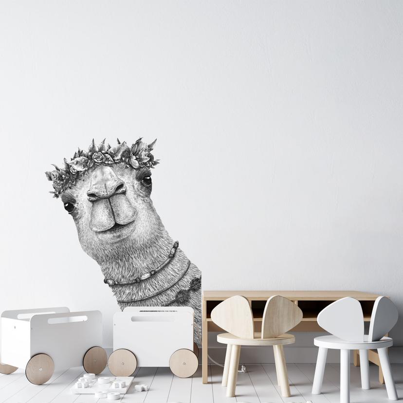 Adesivo murale testa di lama - Korenkova