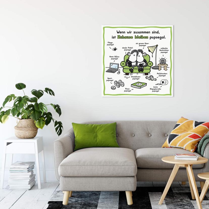 Stampa su tela Sheepworld - Zuhause