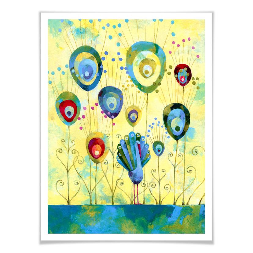 Poster Blanz - Plume de paon