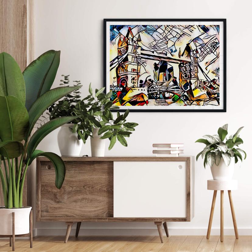 Poster Zamart - La rencontre de Kandinsky et de Londres