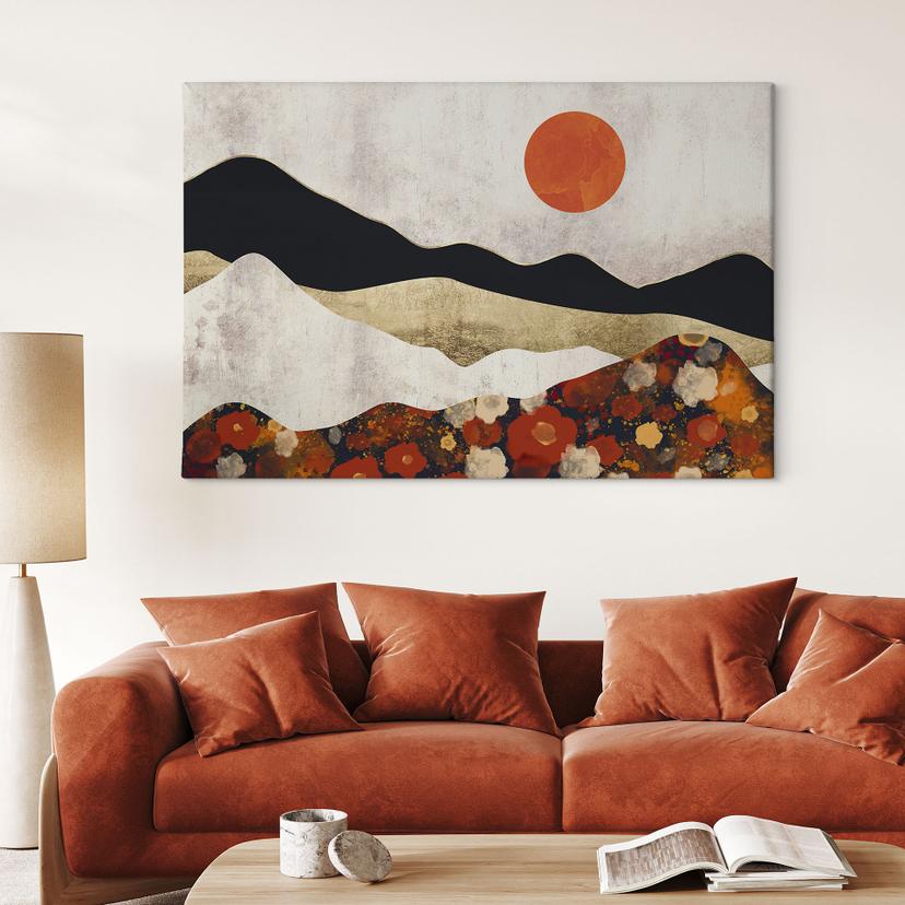 Stampa su tela Paesaggio montano autunnale - SpaceFrog Designs