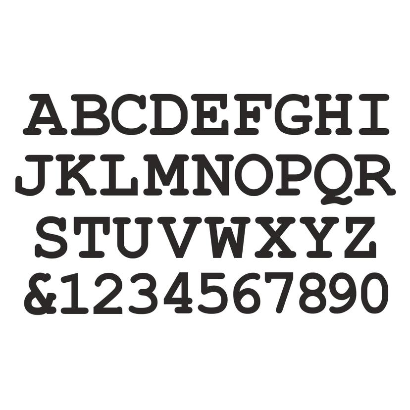 Lettres en bois MDF - Lettres à accrocher - Courier