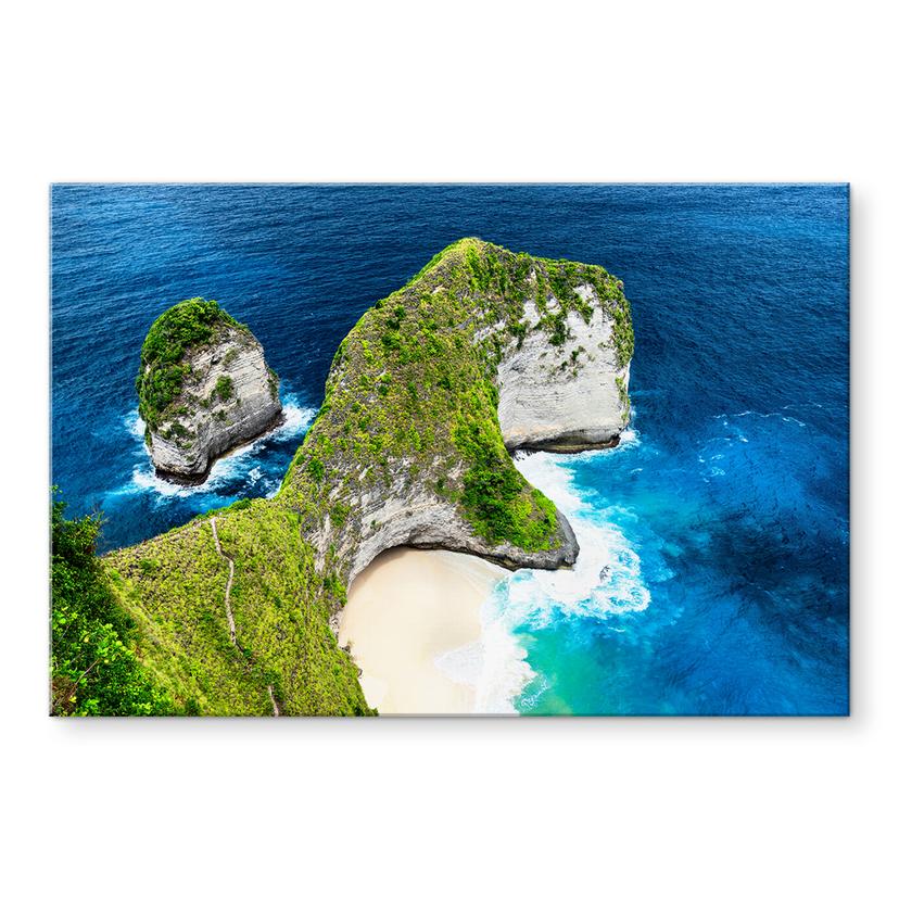 Pannello paraschizzi costa rocciosa di Nusa Penida - Hugonnard
