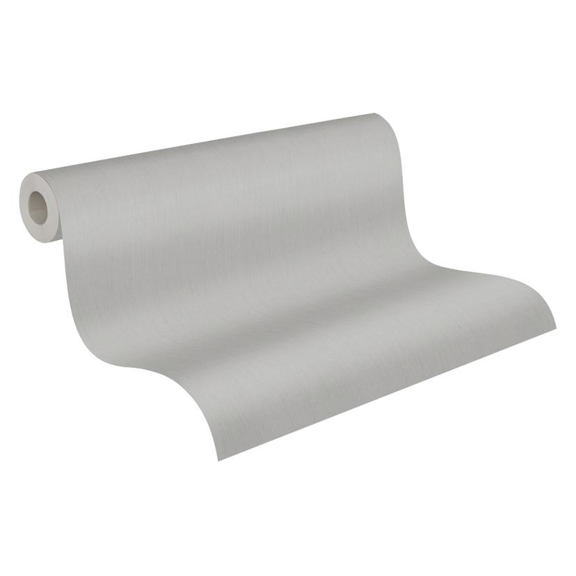 A.S. Création Attractive Papier peint intissé uni - gris