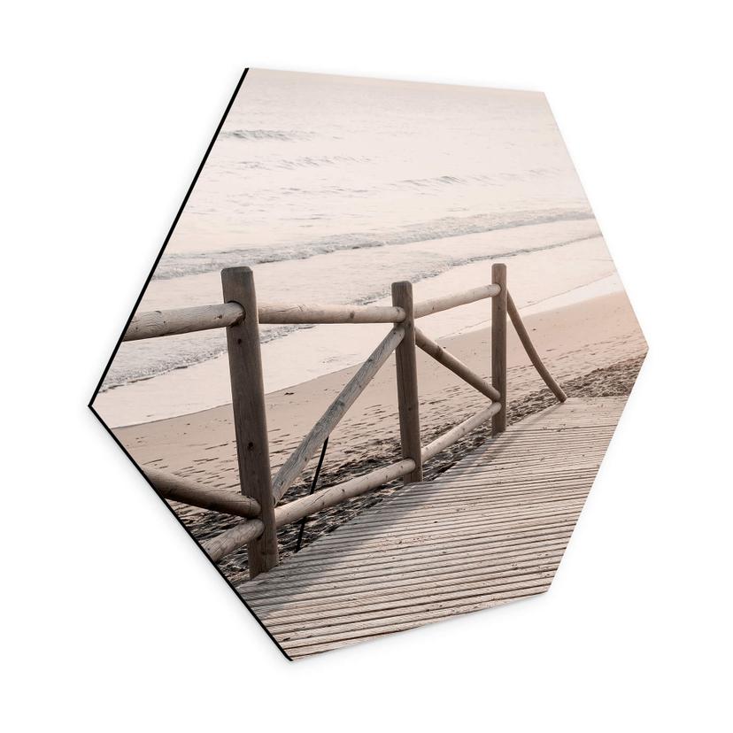 Hexagone - alu-Dibond 1X Studio - Chemin vers la plage