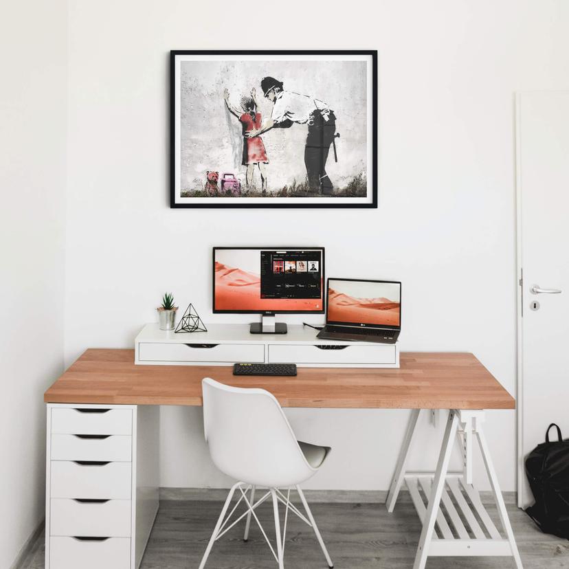 Poster Banksy - Polisman söker flicka