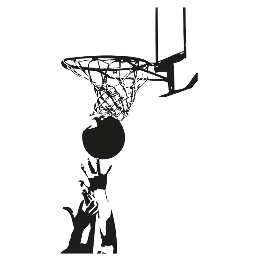 Sticker mural - Basketball 3