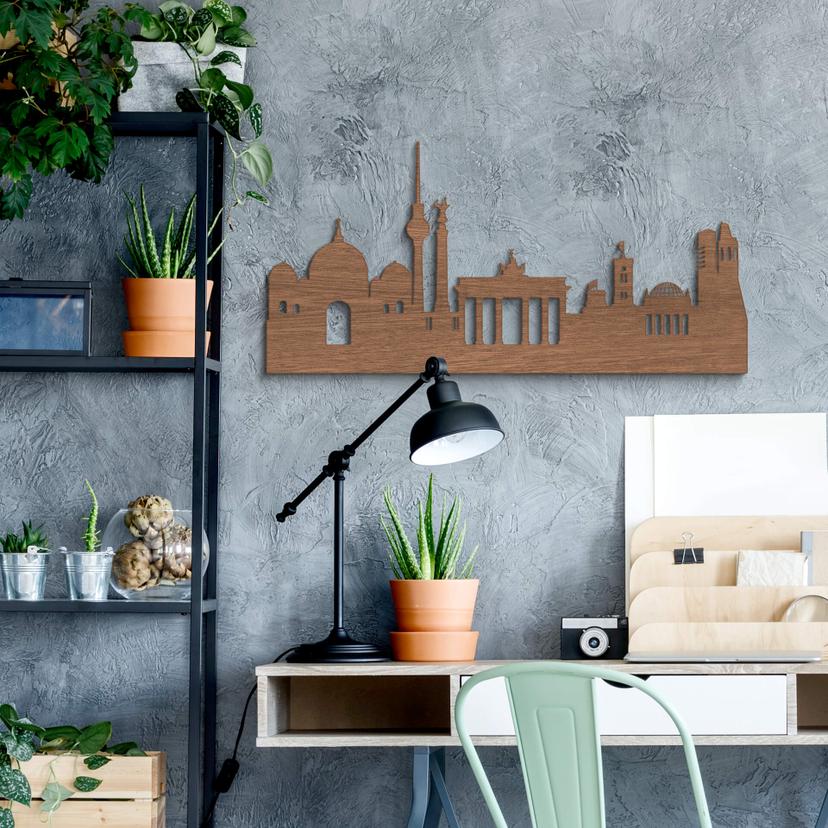 Decori in legno – Skyline Berlino