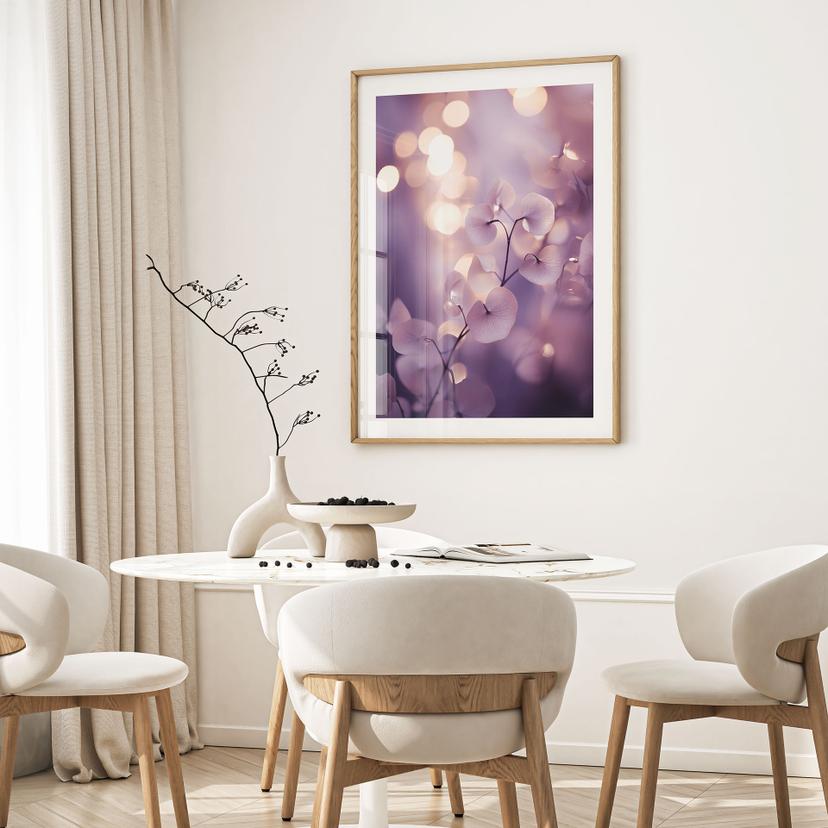 Plakat Delikatna orchidea w kolorze fioletowym - Treechild