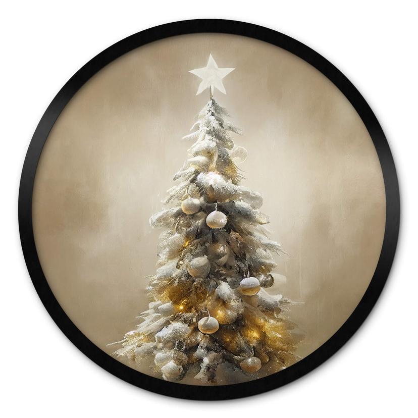 Plakat Treechild - Golden Christmas Tree