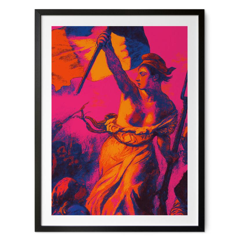 Póster de un luchador por la libertad en Pop Art - Treechild