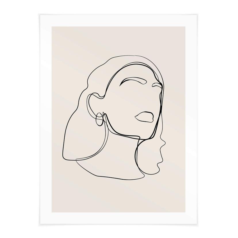 Póster NKTN - Line Art - Sigue tus sueños
