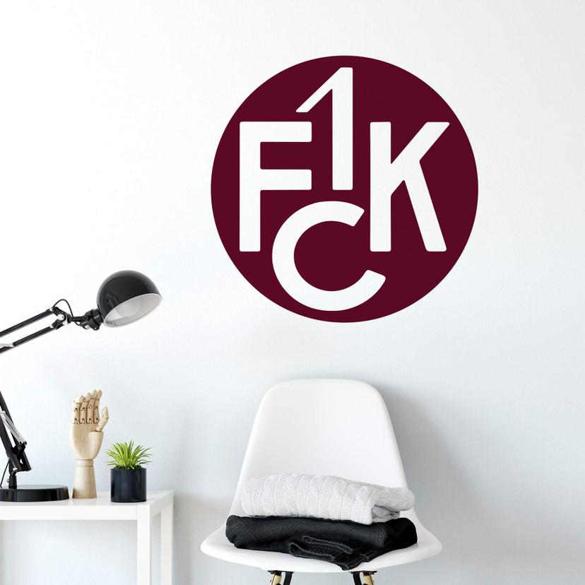Wandtattoo 1. FCK Traditionslogo